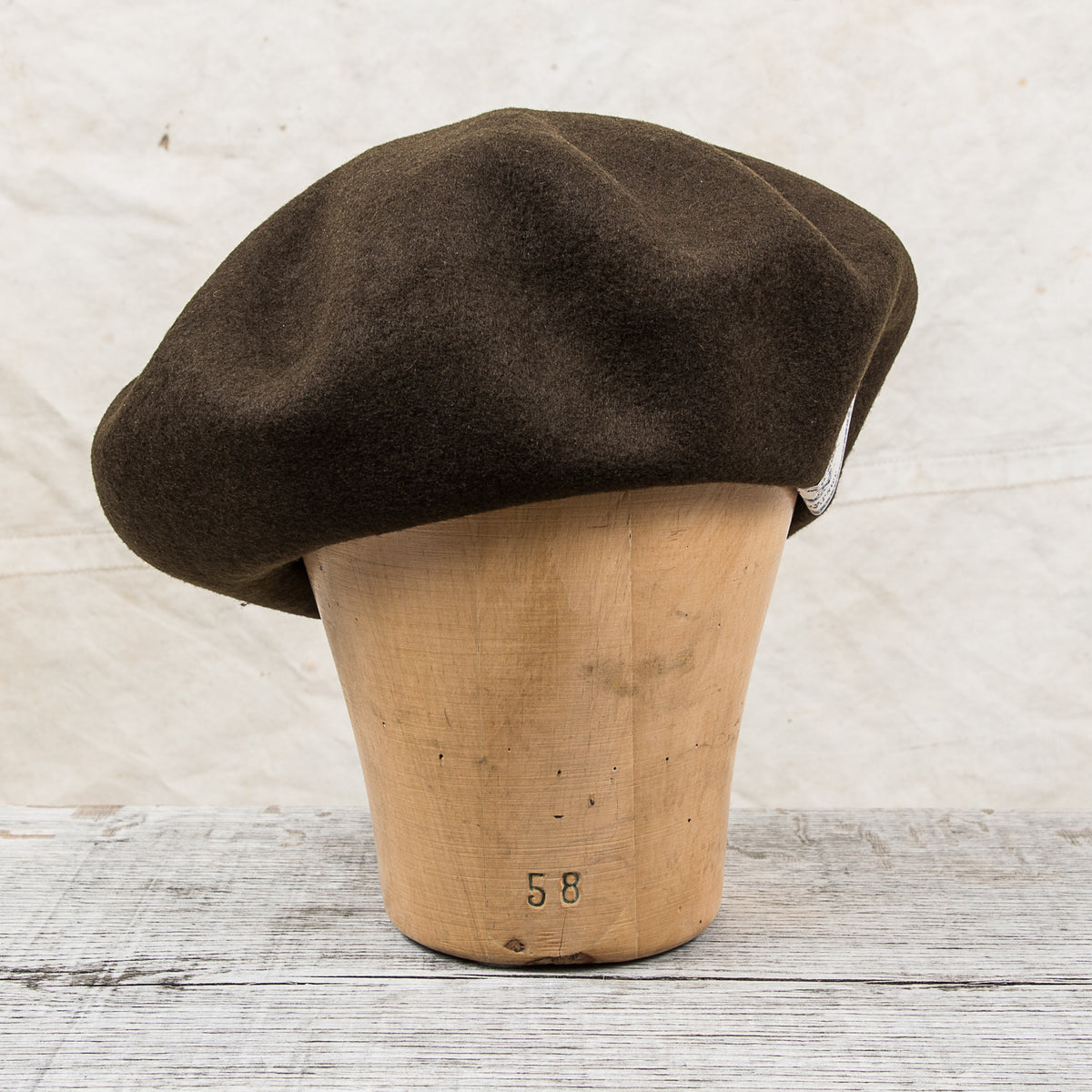 H. W. Dog & Co. Wool Baret Brown
