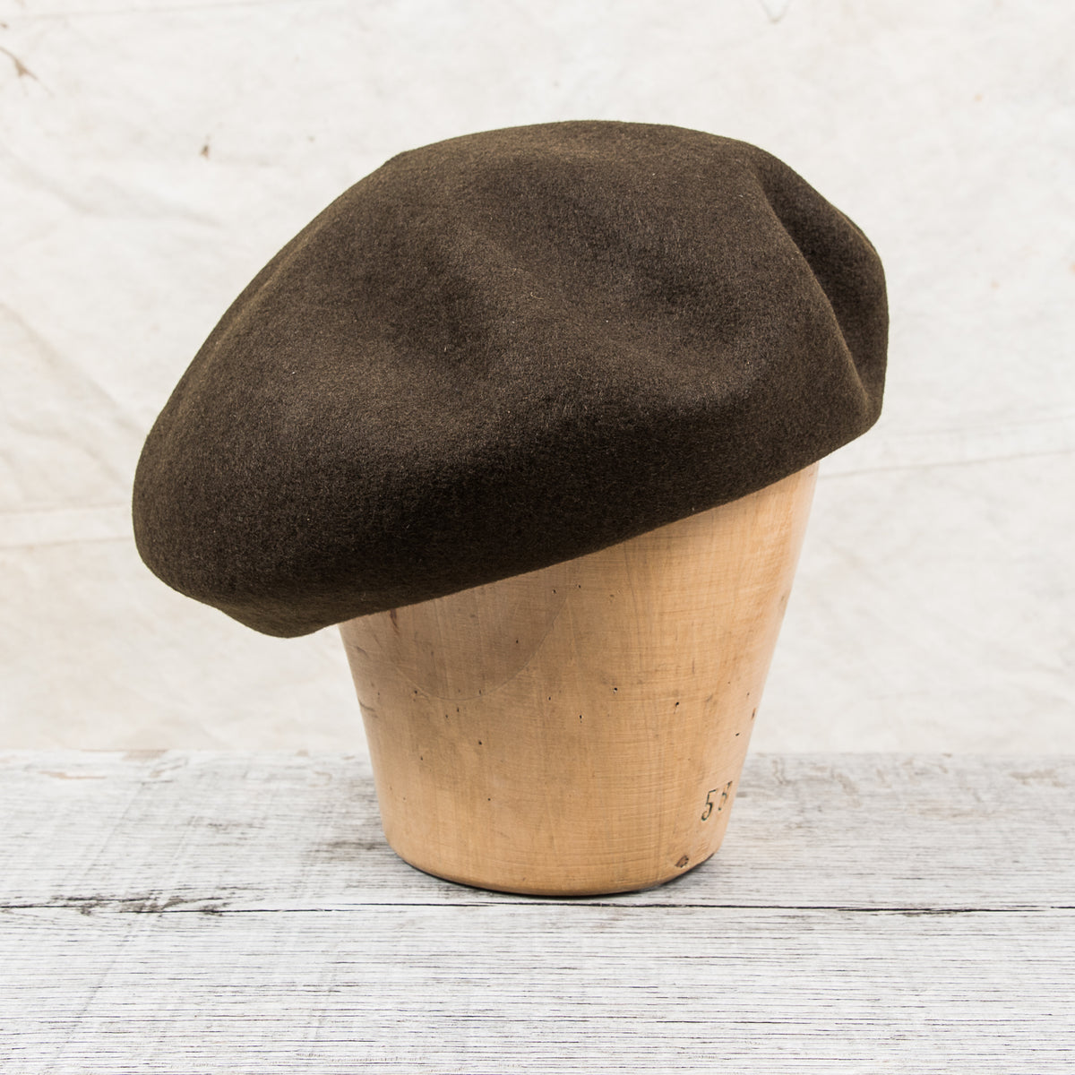 H. W. Dog & Co. Wool Baret Brown