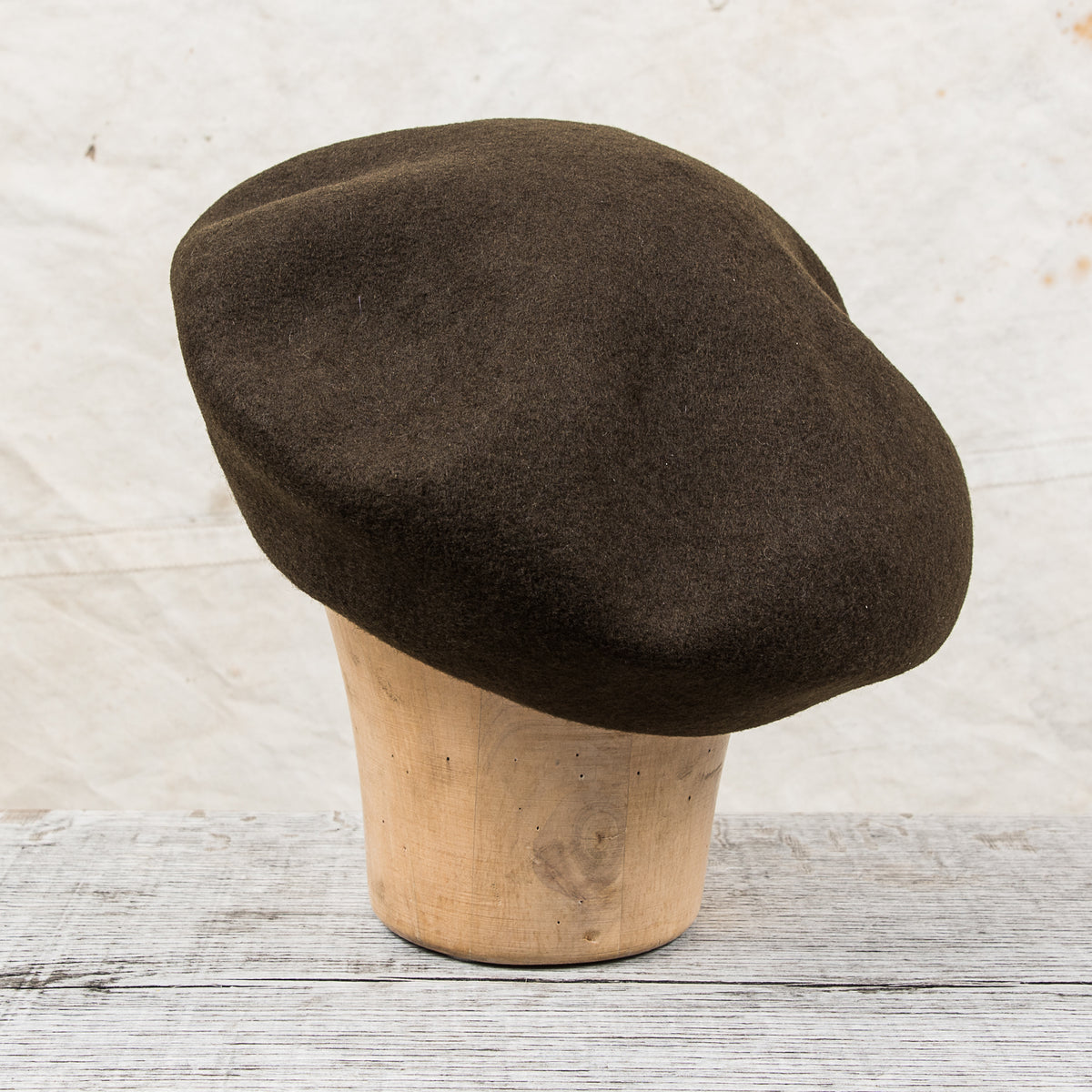 H. W. Dog & Co. Wool Baret Brown