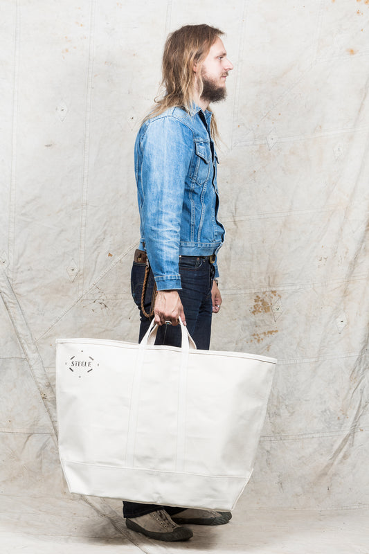 Steele Natural Canvas Tote Bag #183