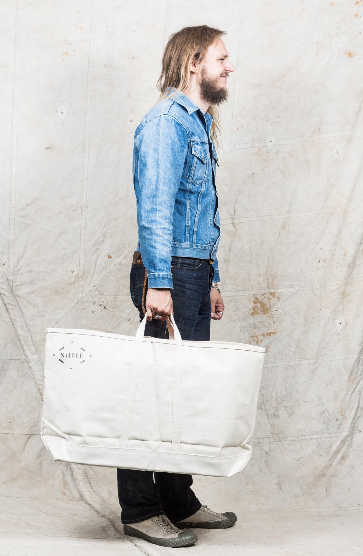 Steele Natural Canvas Tote Bag #180