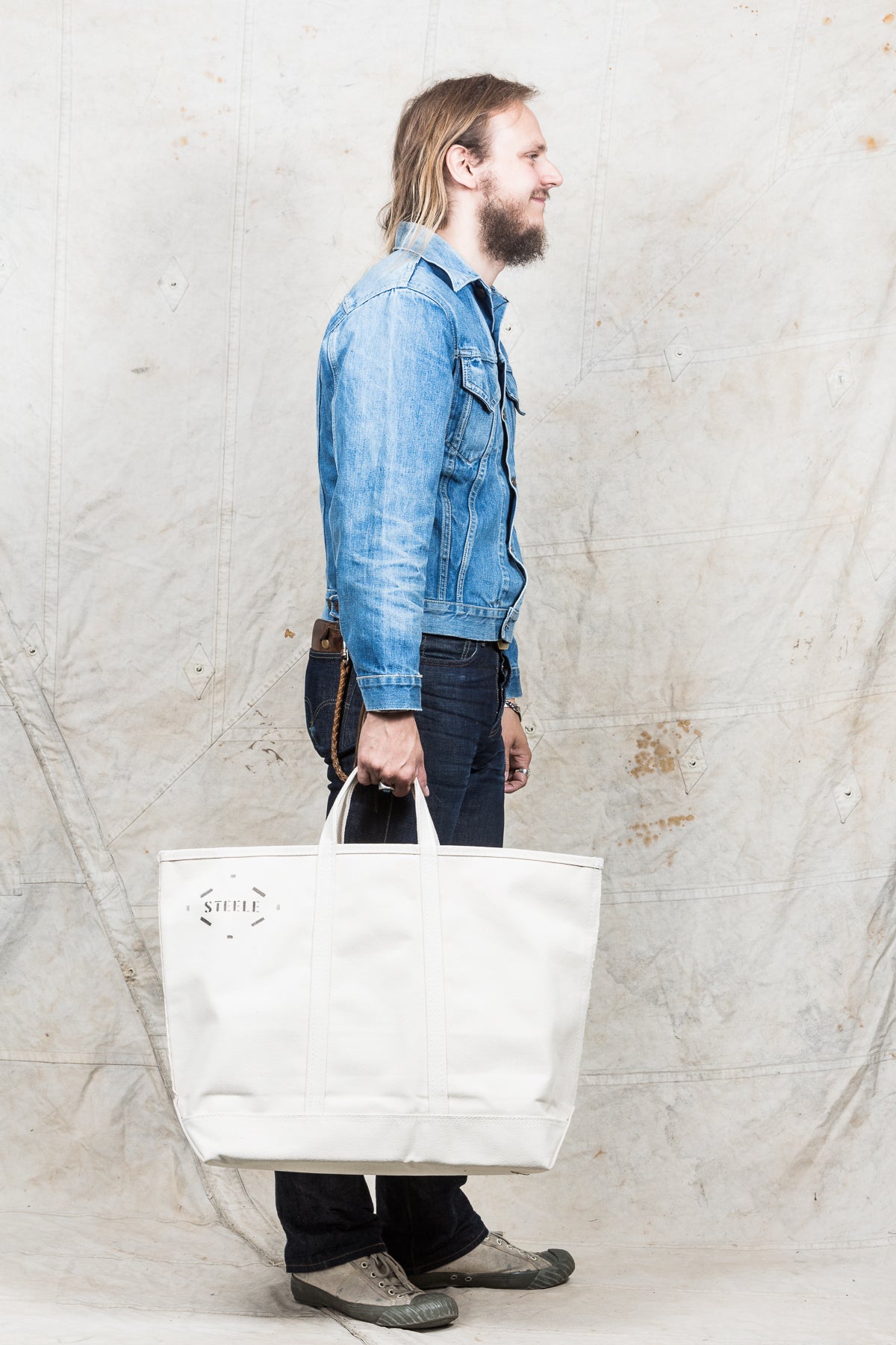 Steele Natural Canvas Tote Bag #188