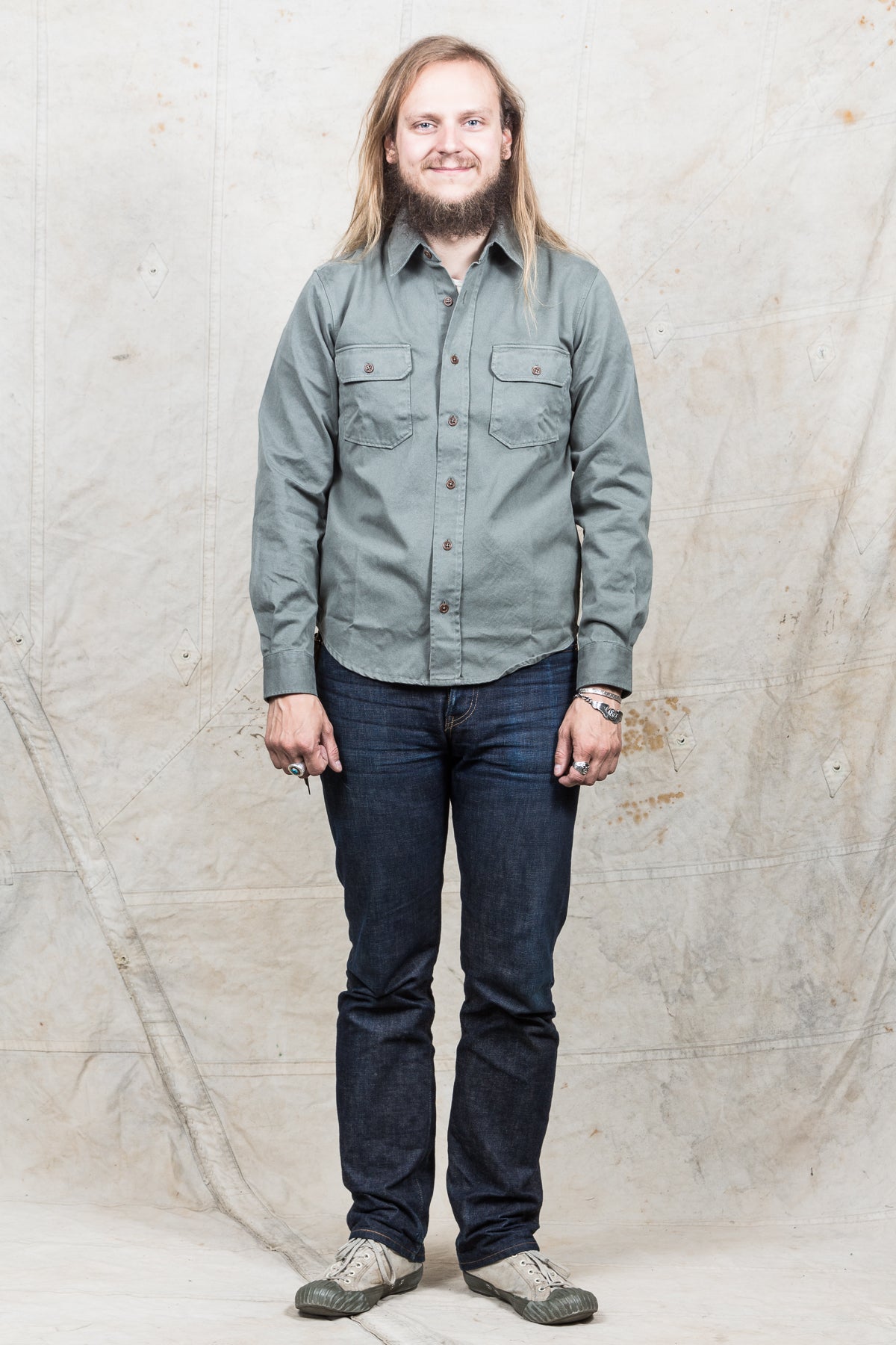 Indigofera Alamo Shirt Mash Green