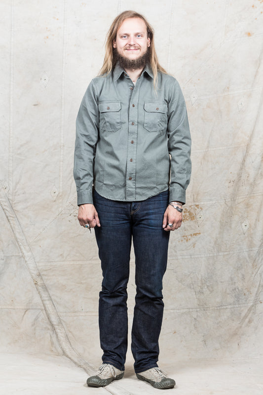 Indigofera Alamo Shirt Mash Green