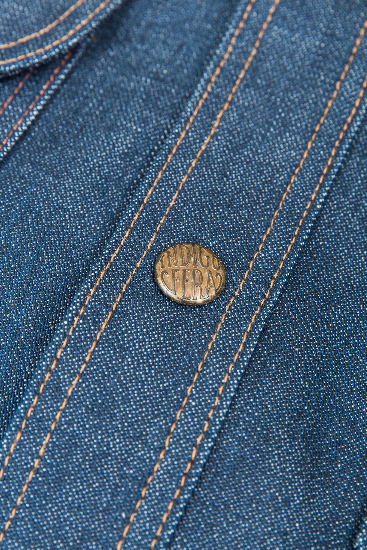 Indigofera Fargo Shirt Stampede Broken Twill