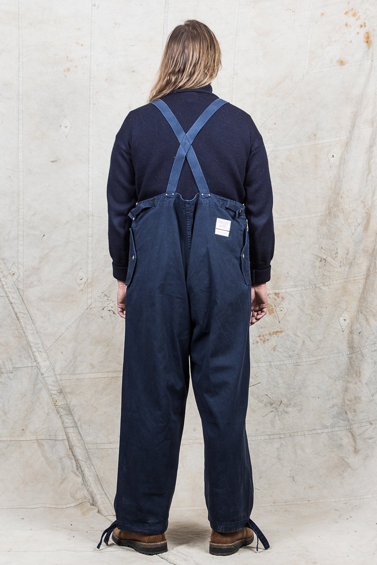 パンツ DECK WADER 50 NIGEL CABOURN Nigel Cabourn Deck Waders Black Navy – Second Sunrise