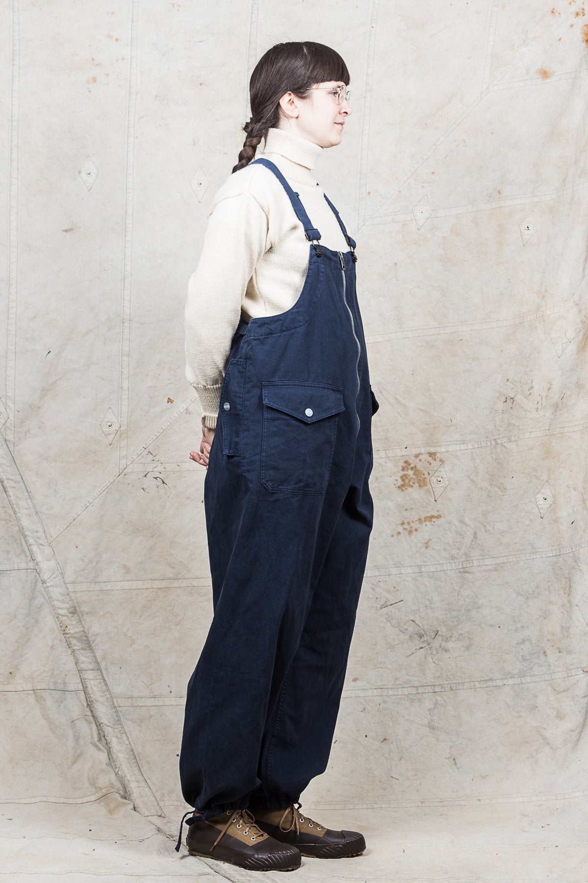 Nigel Cabourn Deck Waders Black Navy