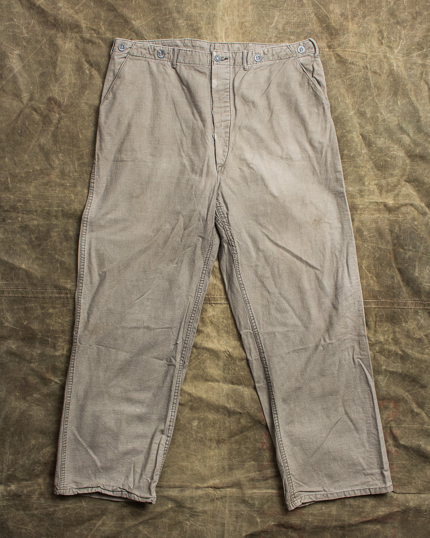Swedish vintage cloth・* ② 120×130 Vintage 1940s Swedish Army Pants 