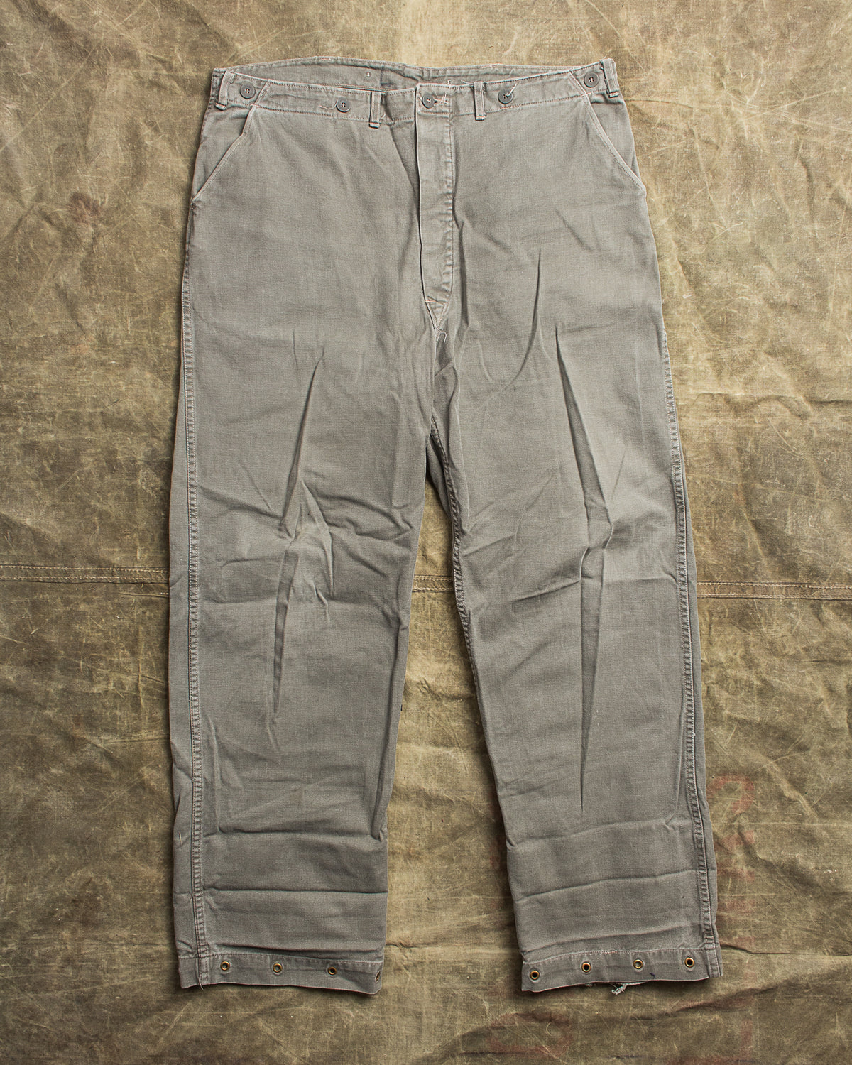 Vintage 1950s Swedish Army Pants "Grötbyxor" No. 7