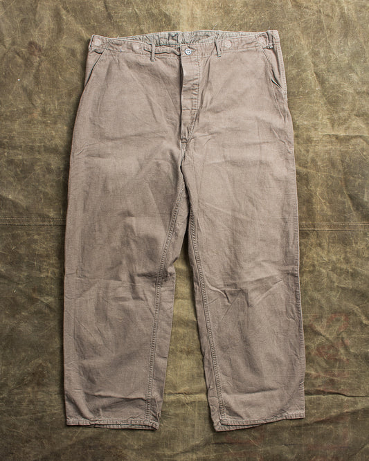 Vintage 1940s Swedish Army Pants "Grötbyxor" No. 8