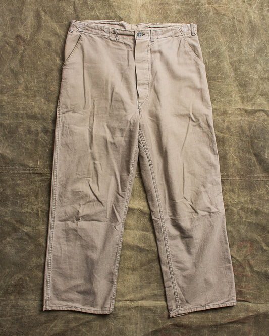 Vintage 1940s Swedish Army Pants "Grötbyxor" No. 10