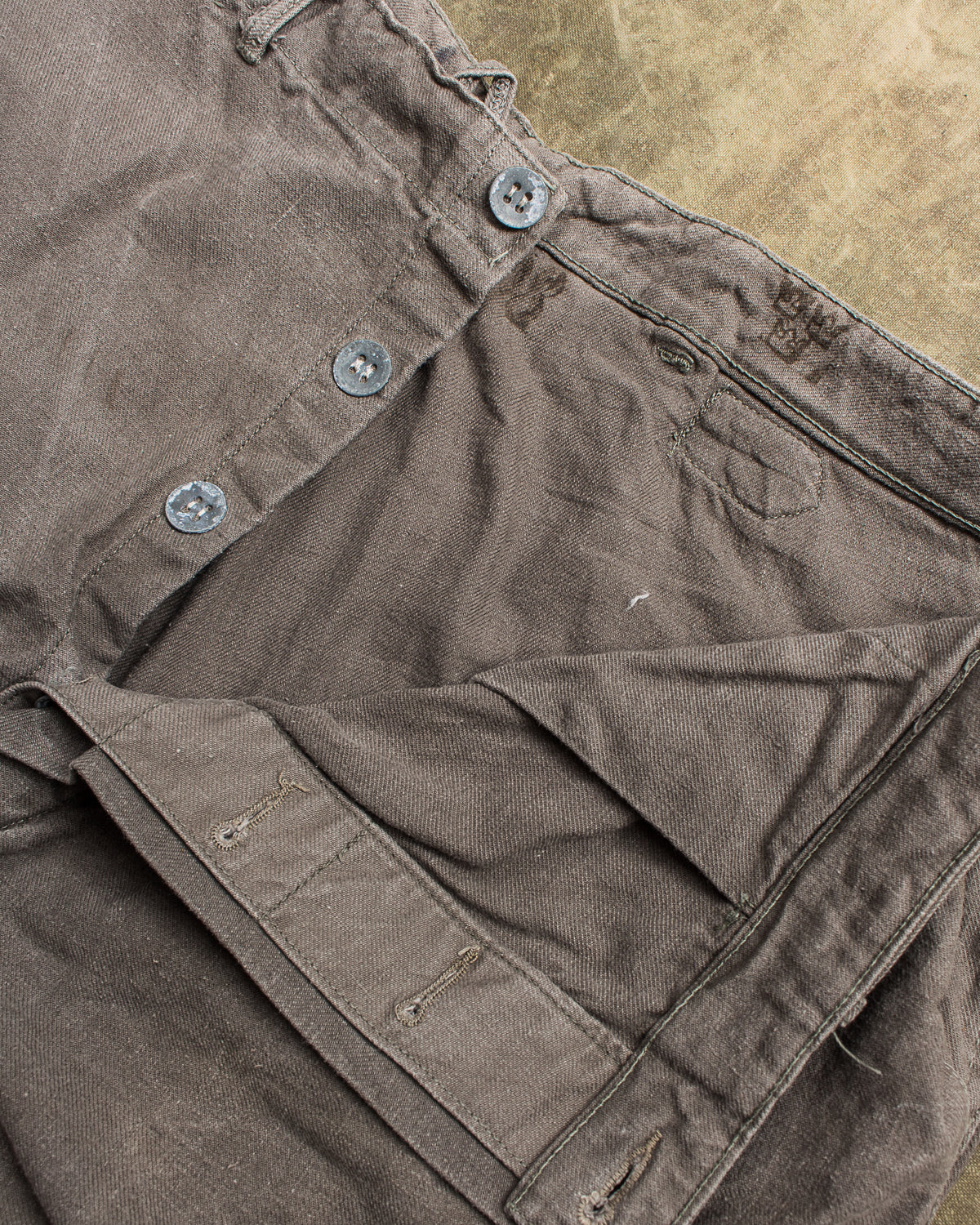 Vintage 1950s Swedish Army Pants "Grötbyxor" No. 13