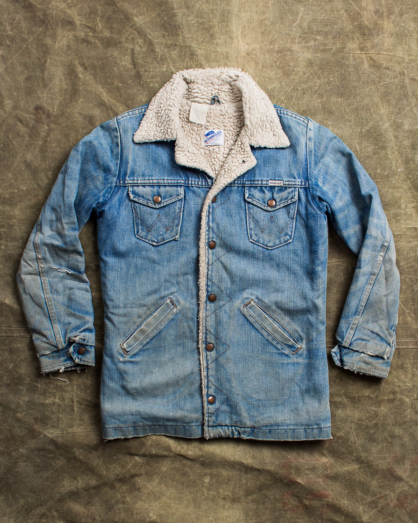 【50’S Vintage・CIRCLE RANCH】DENIM JACKET Vintage 1950's Ranch Denim Cropped Length Rockabilly Jacket
