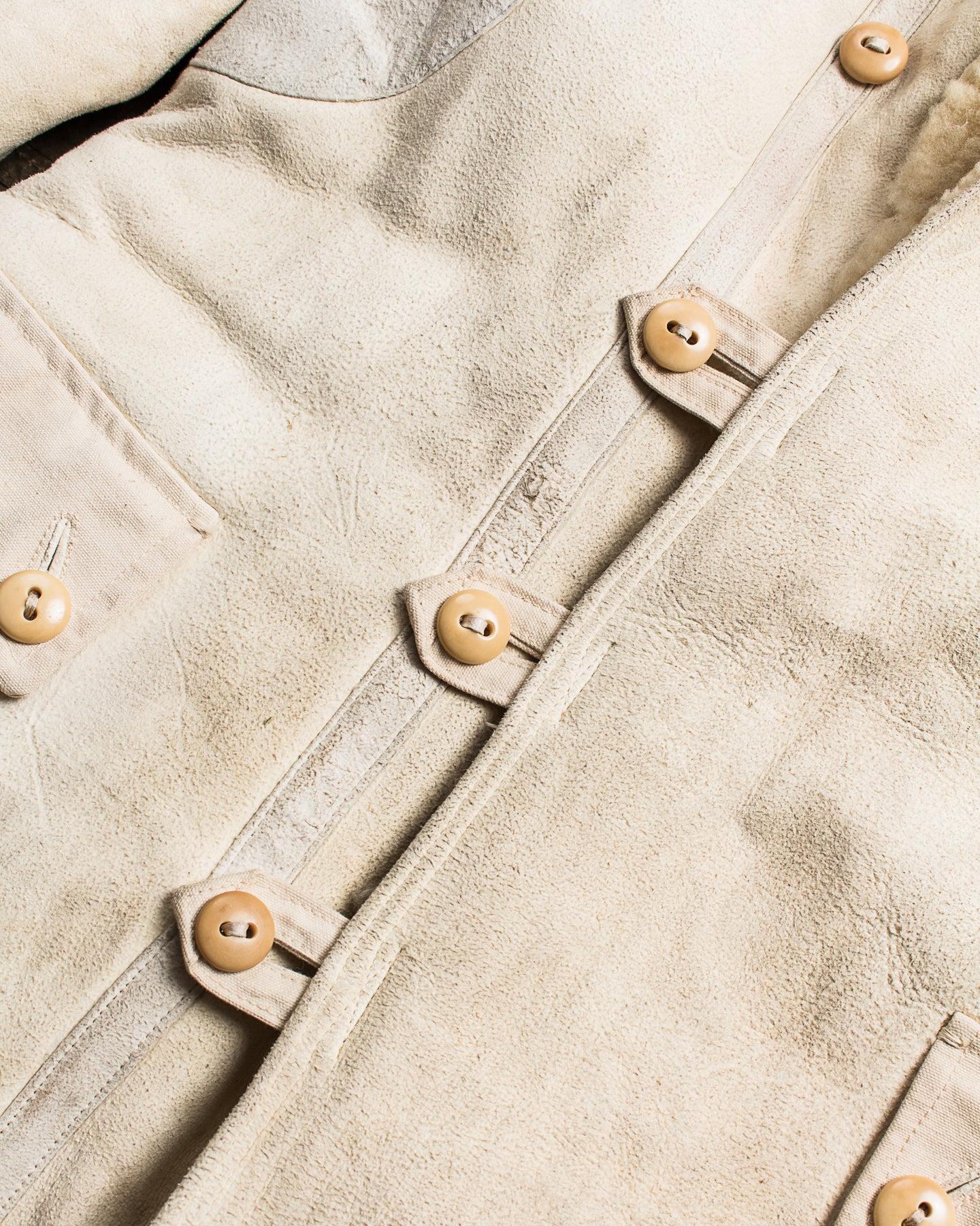 Vintage Swedish Army Shearling Survival Coat 