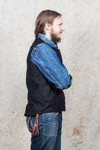 Indigofera Iconic Vest Black Grosgrain