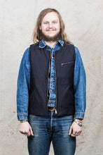 Indigofera Iconic Vest Black Grosgrain