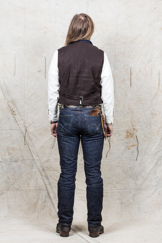 Mister Freedom Gilet Gadjo Covert Stripe Vest