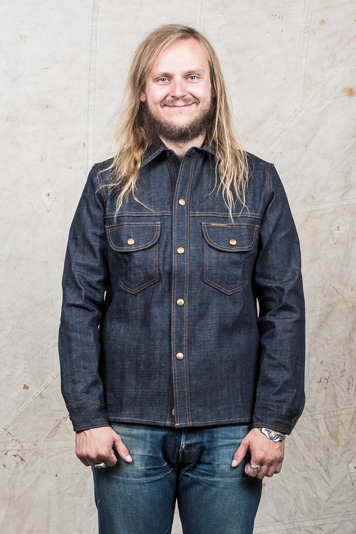 Indigofera Fargo Shirt Winlock Selvedge