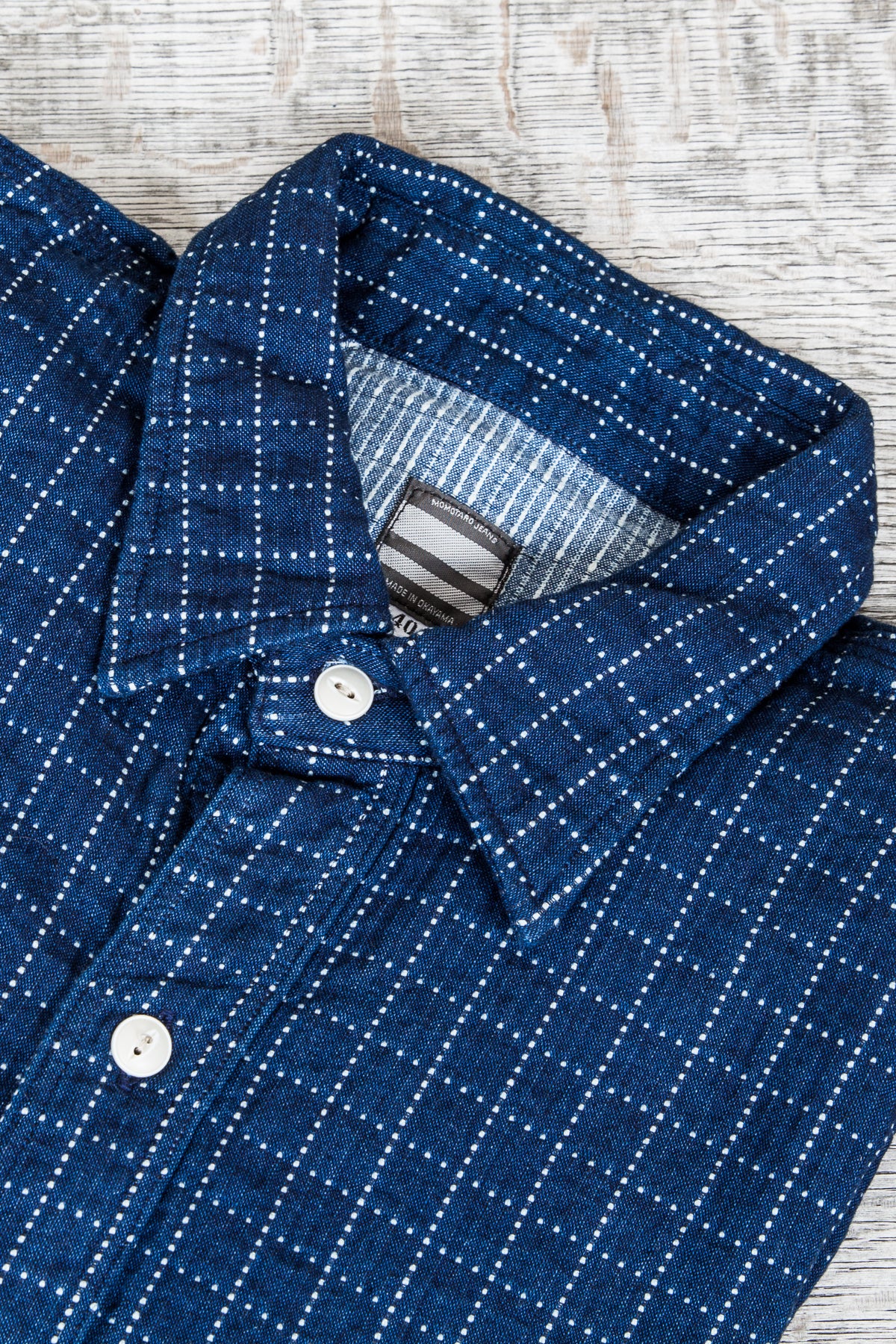 Momotaro Sashiko Work Shirt