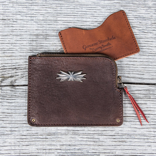 Larry Smith Deer Skin Multi Wallet LT-0043 Light Brown