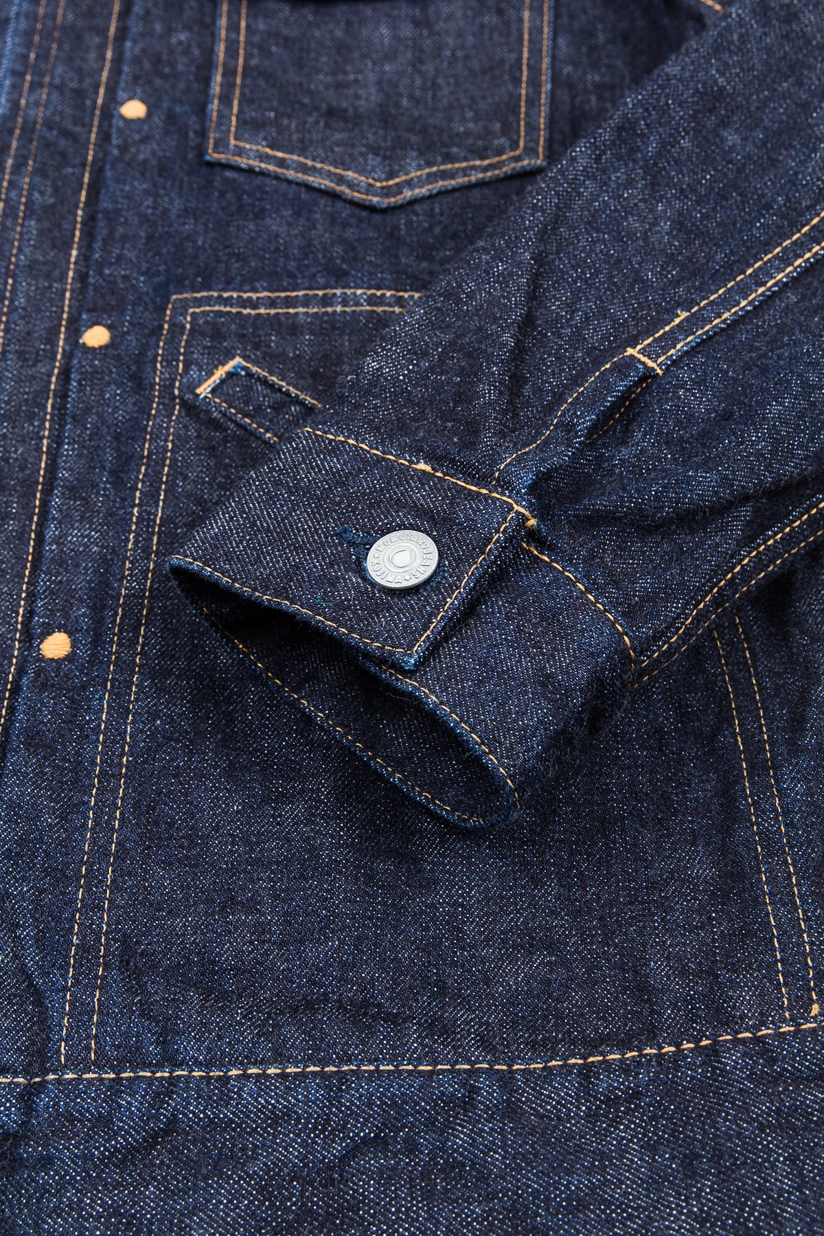 Momotaro 03-115 Front Zip Denim Jacket