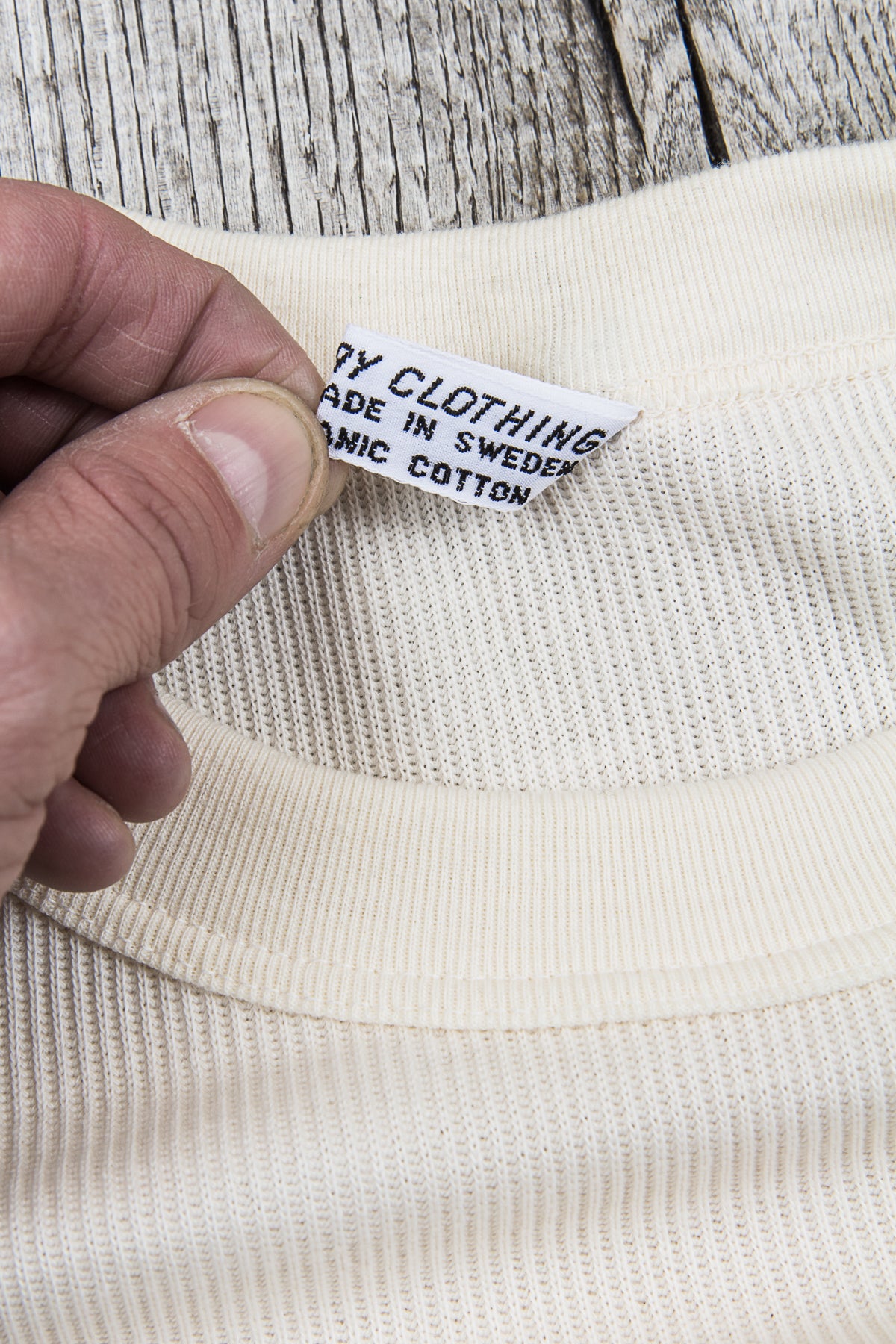 Blue Highway Clothing Organic Lahmann Shirt 3/4 Sleeve Made in Sweden