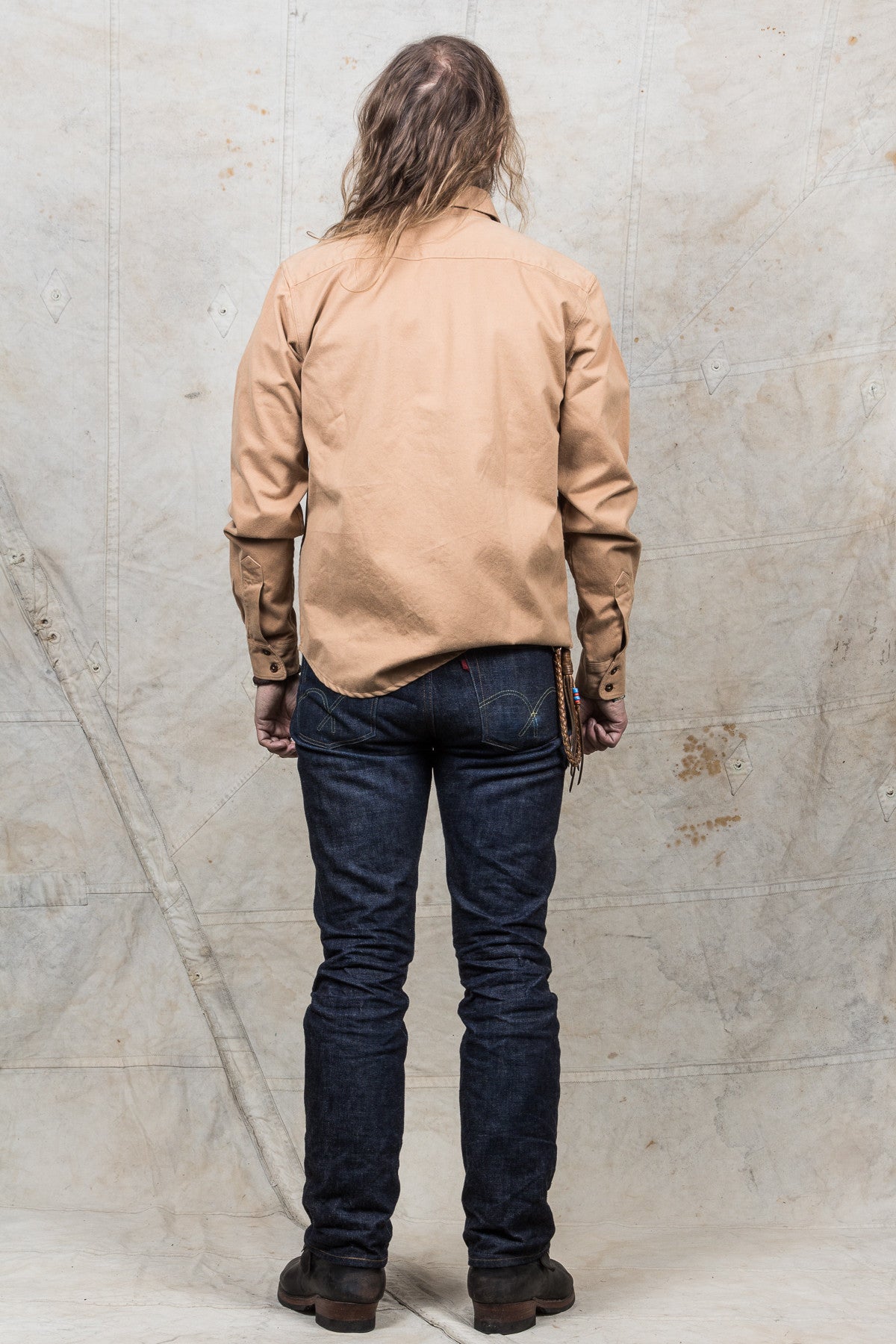 Indigofera Alamo Shirt Khaki Beige