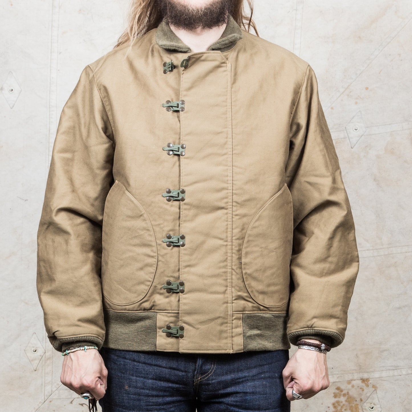 Buzz Rickson's U.S. Navy Deck Hook Jacket Khaki