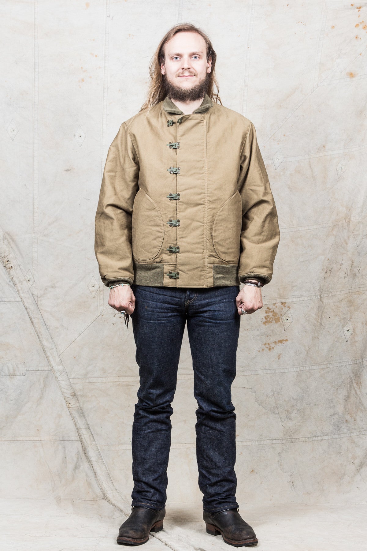 Buzz Rickson's U.S. Navy Deck Hook Jacket Khaki
