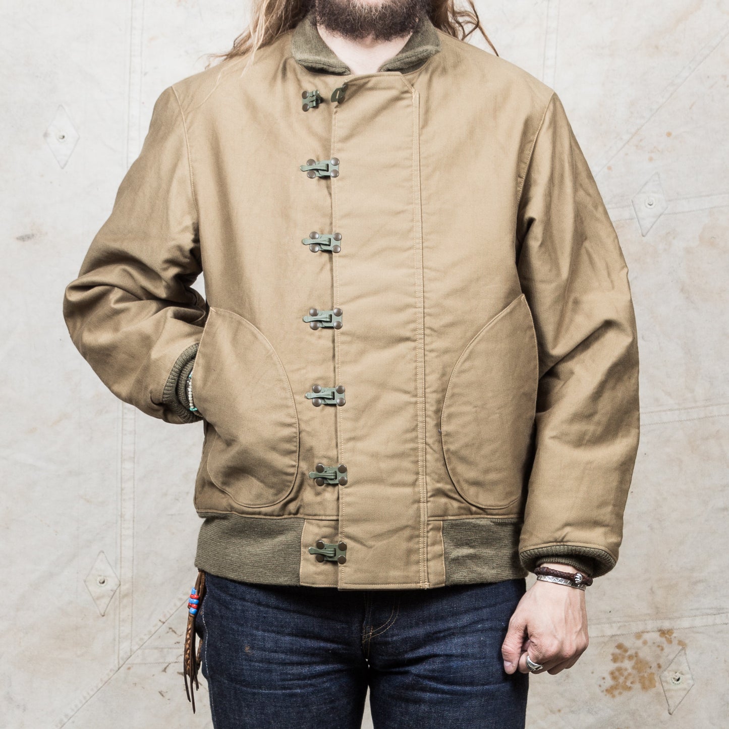 Buzz Rickson's U.S. Navy Deck Hook Jacket Khaki