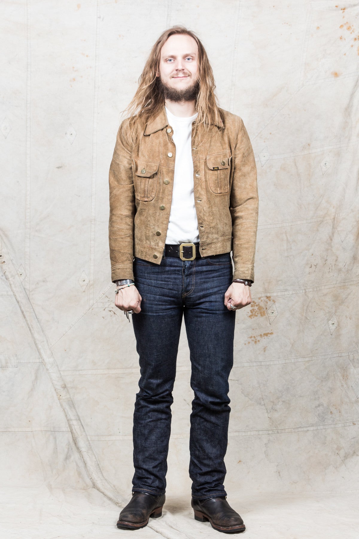 Vintage Lee Riders Rough-out Leather Jacket
