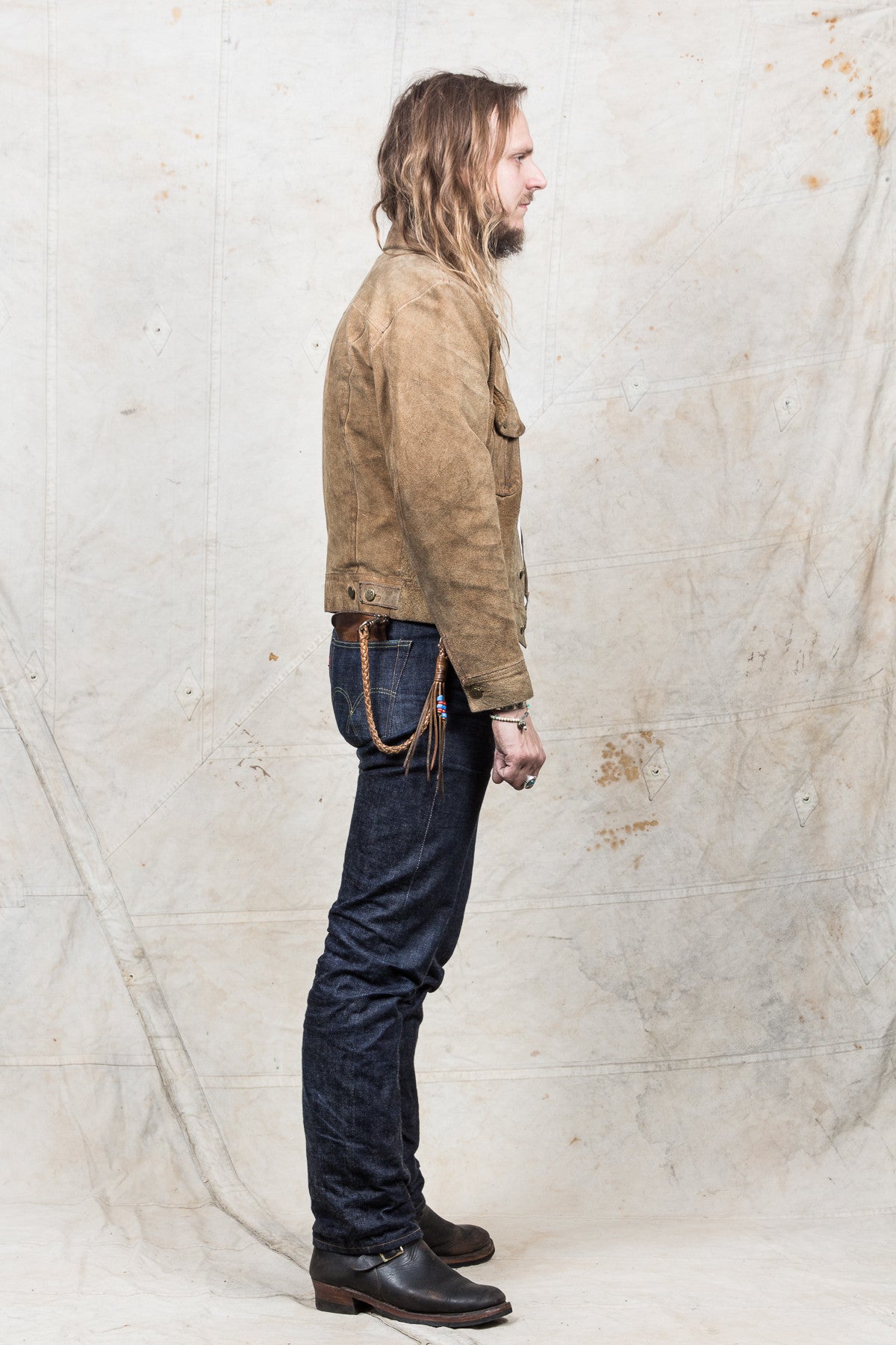 Vintage Lee Riders Rough-out Leather Jacket