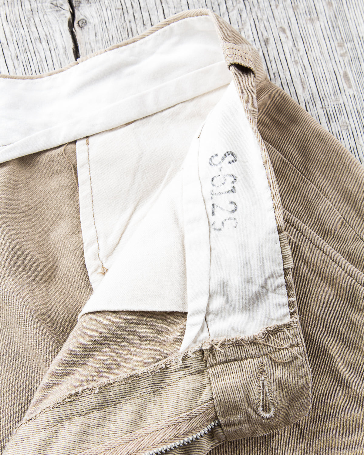 Vintage 50's US Army Khaki Cotton Shorts