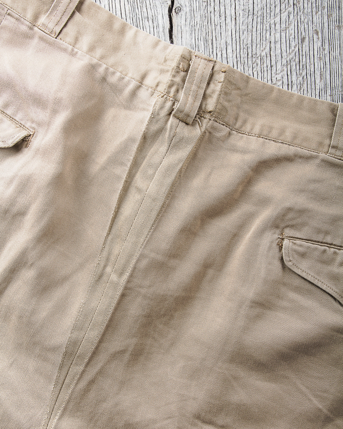 Vintage 50's US Army Khaki Cotton Shorts