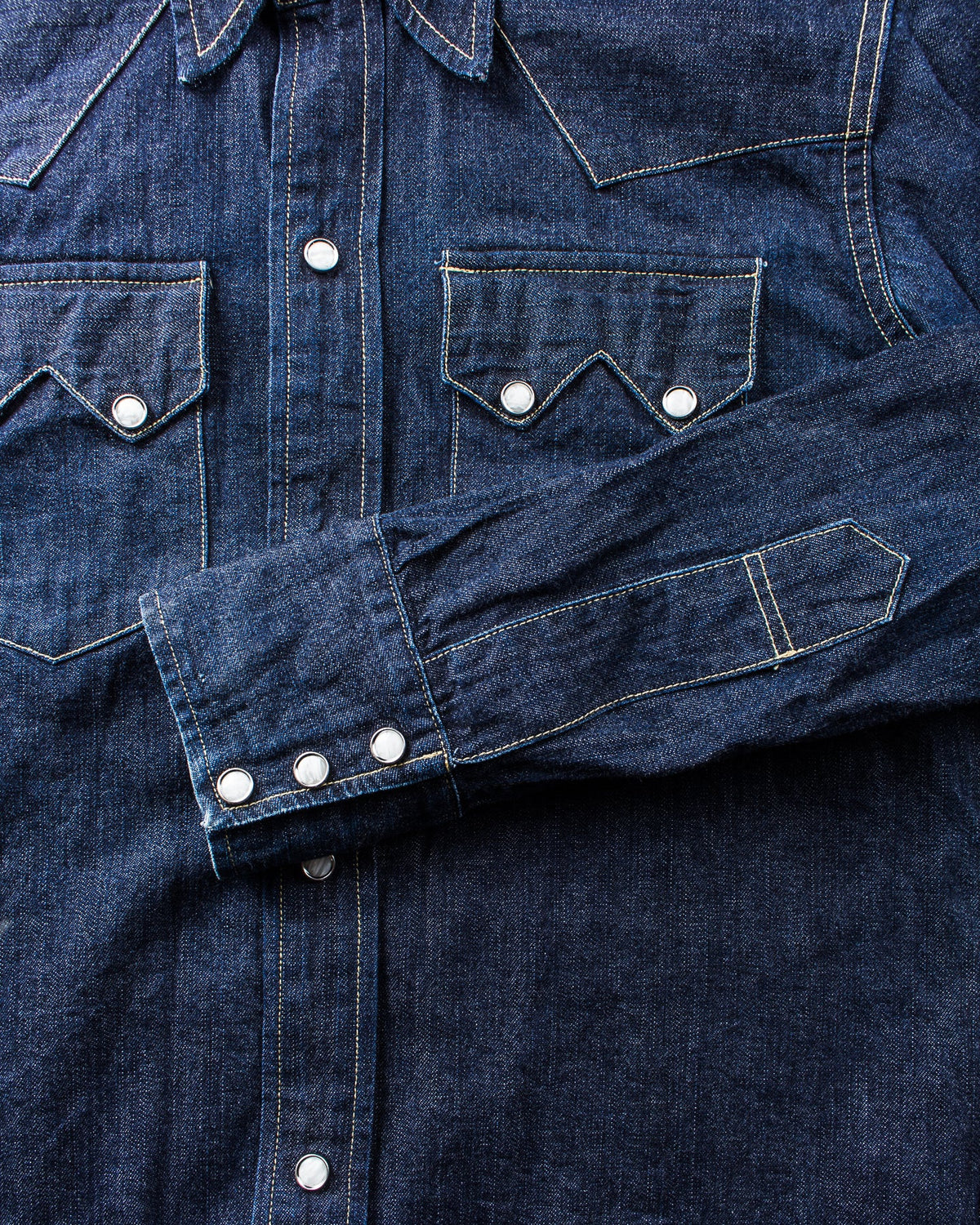 Second Hand LVC Short Horn Western Denim Shirt Size M