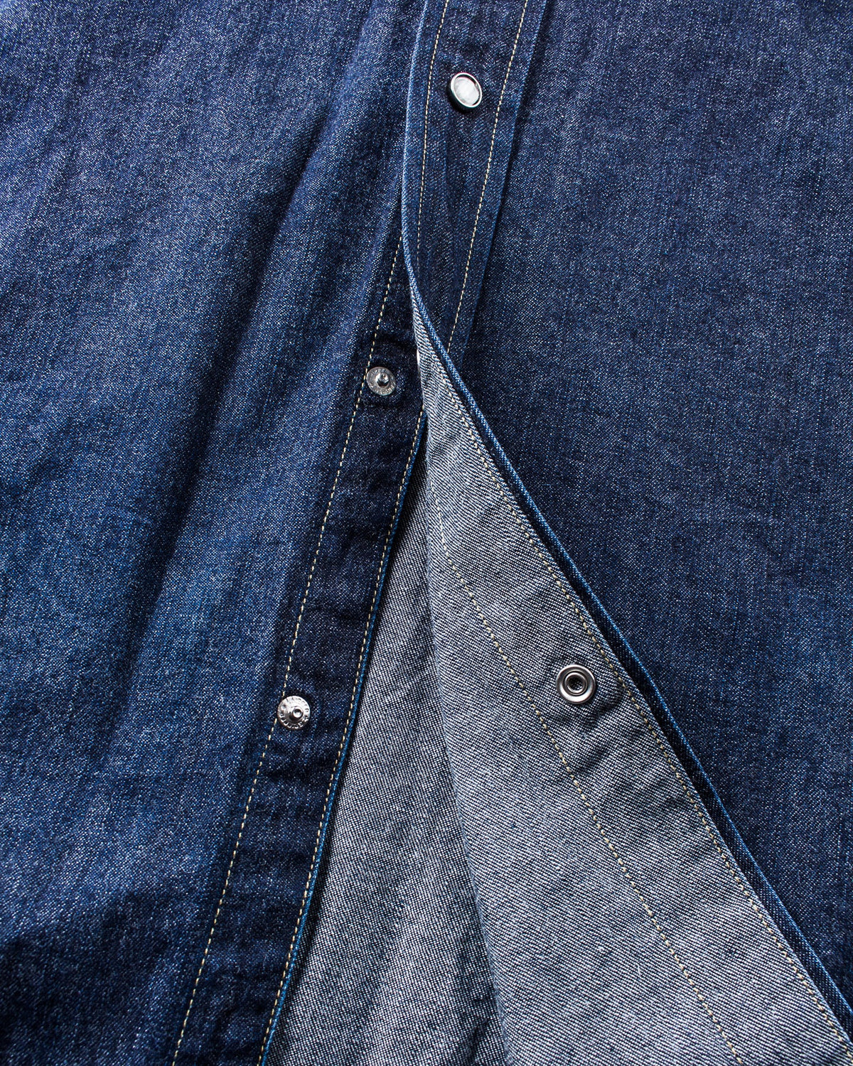 Second Hand LVC Short Horn Western Denim Shirt Size M