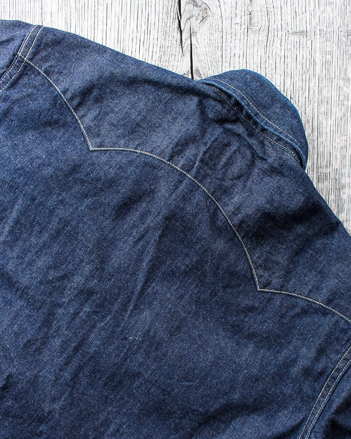 Second Hand LVC Short Horn Western Denim Shirt Size M