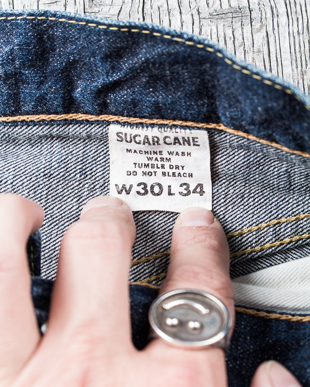 Second Hand Sugar Cane & Co. Lot 2014 Slim Tapered Jeans W 30