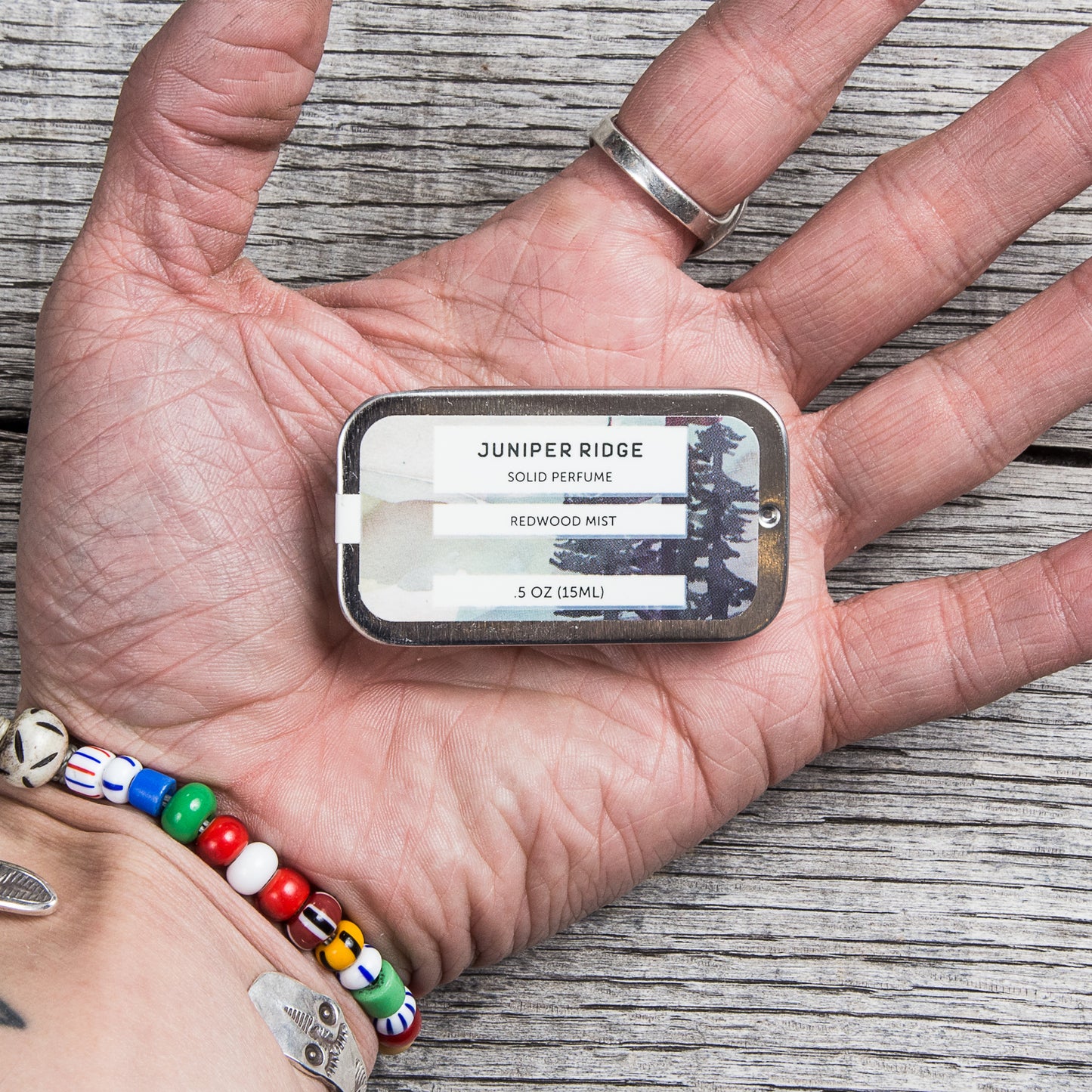 Juniper Ridge Organic Solid Perfume Redwood Mist 5oz