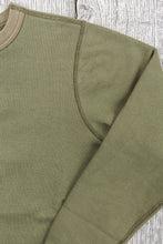 Buzz Rickson's Loopwheel Sweatshirt 4-Needle Olive