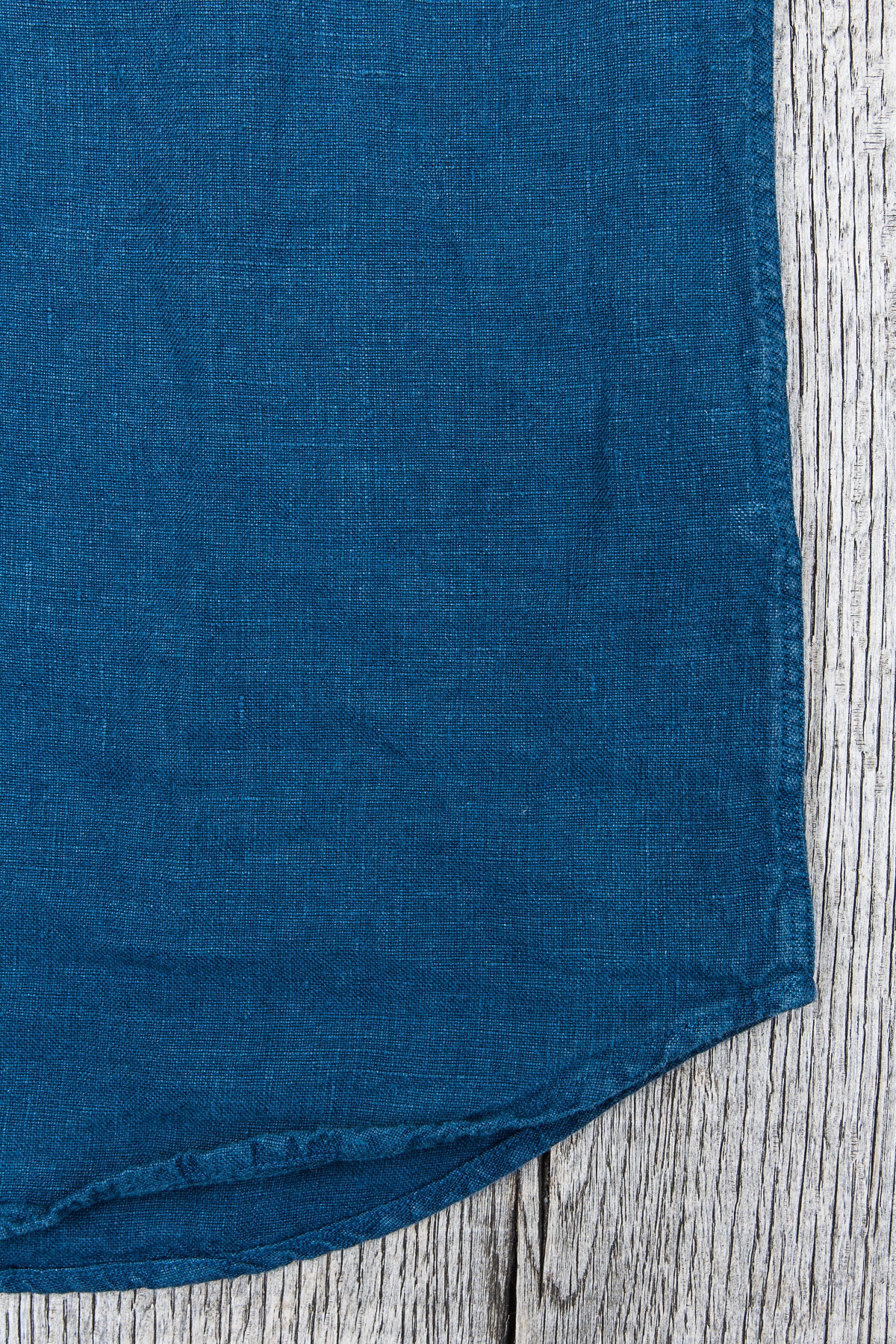 Indigofera Delray Shirt Linen Canvas Blue