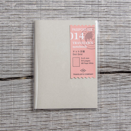 Traveler's Company #014 Passport Size Notebook Dot Grid Refill