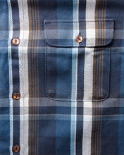Indigofera Webster Shirt Blue Flannel Check
