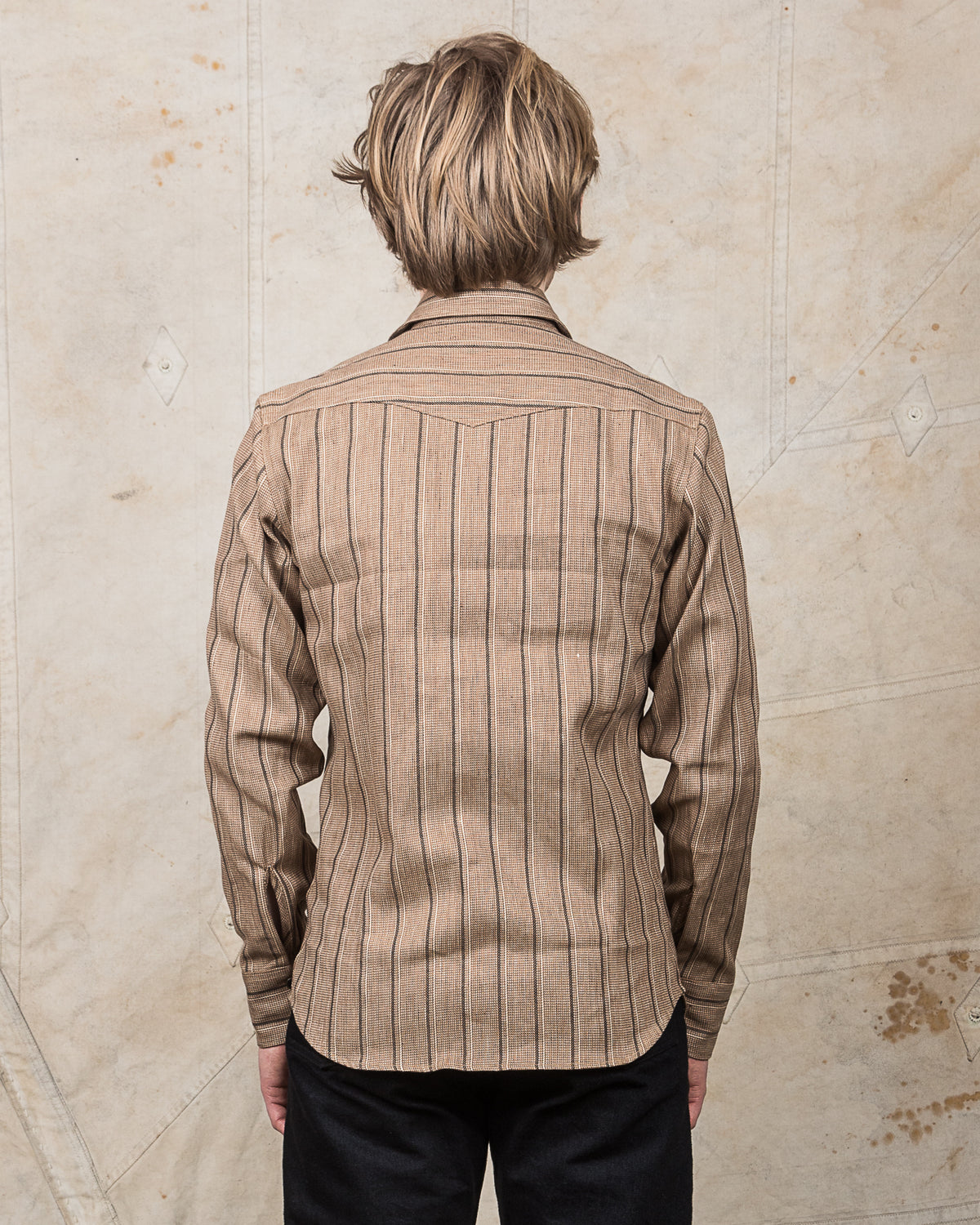Indigofera Dollard Shirt Linen / Cotton Stripe