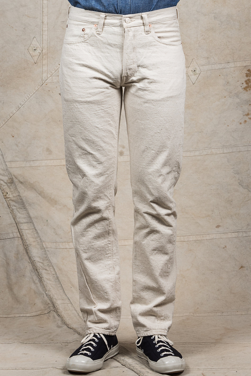RW&CO. - Ecru Slim Fit Jeans - 32 - Cream - 34/32