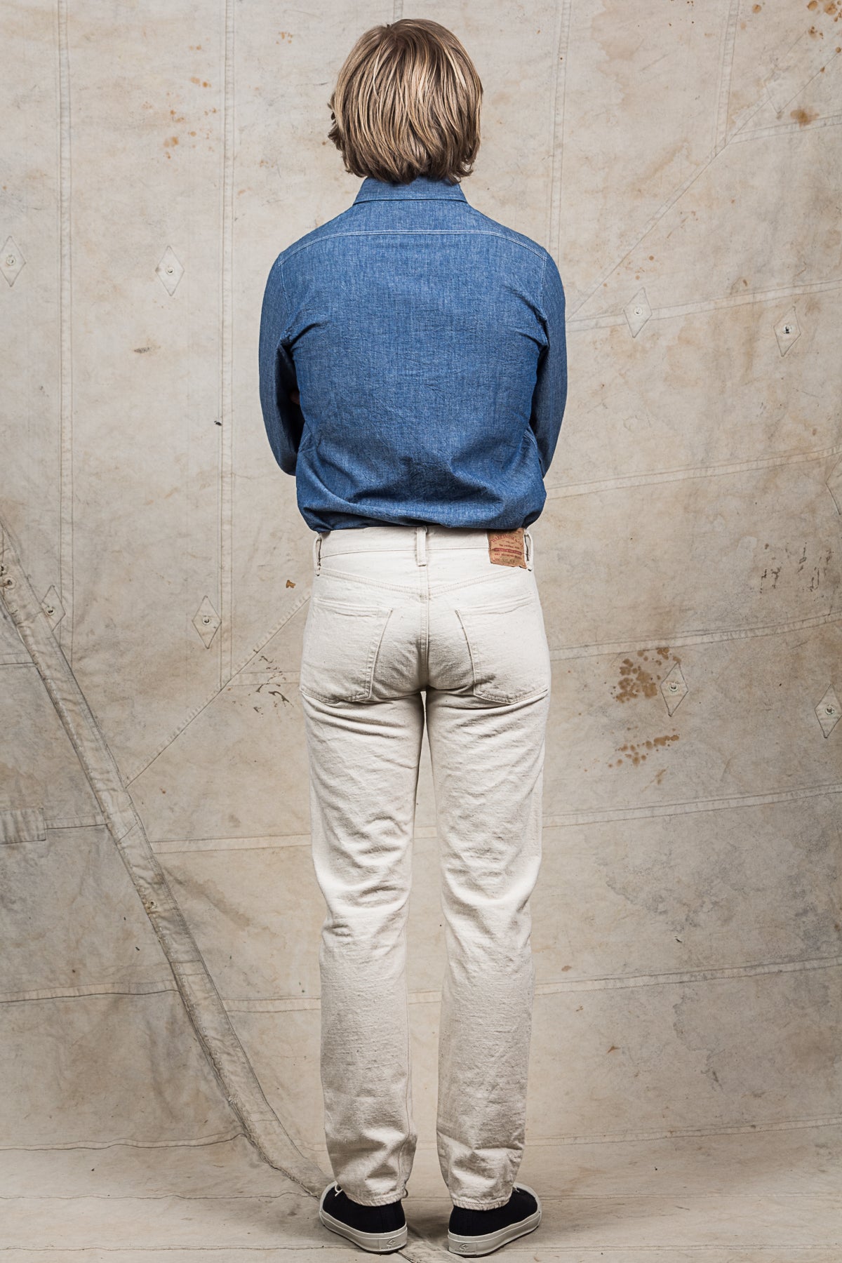 Warehouse & Co Lot 900xx Slim Jeans One Wash Ecru