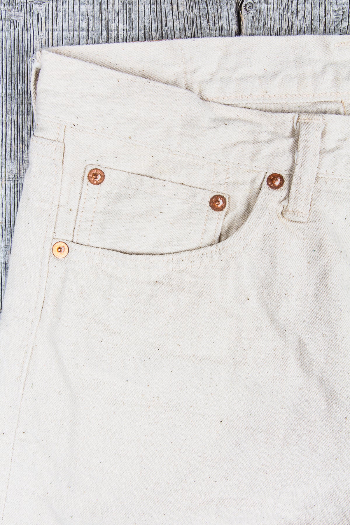 Warehouse & Co Lot 900xx Slim Jeans One Wash Ecru