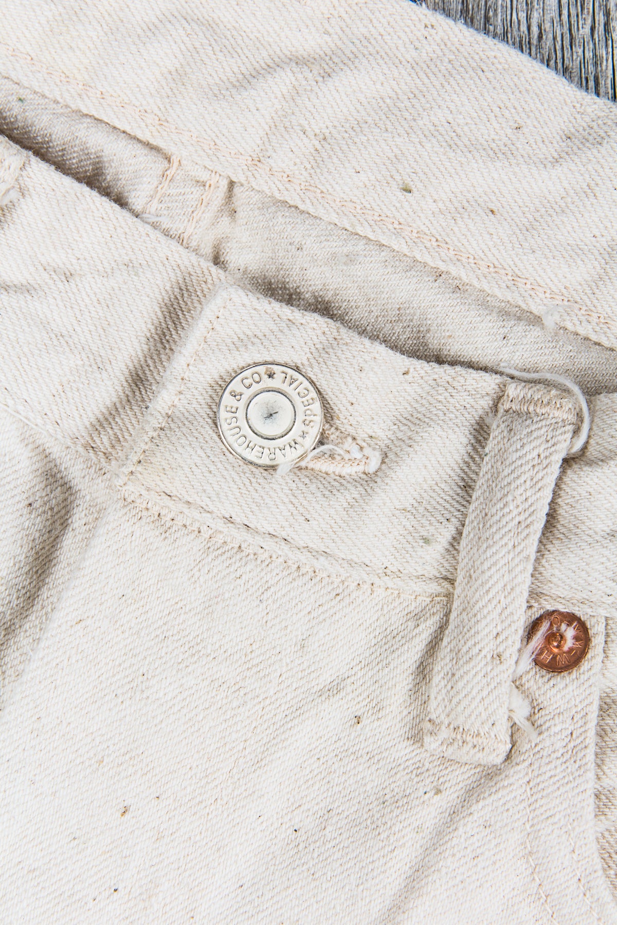 Warehouse & Co Lot 900xx Slim Jeans One Wash Ecru