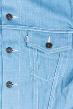Second Hand Levi's Vintage Clothing 70505 Bright Blue Denim Jacket