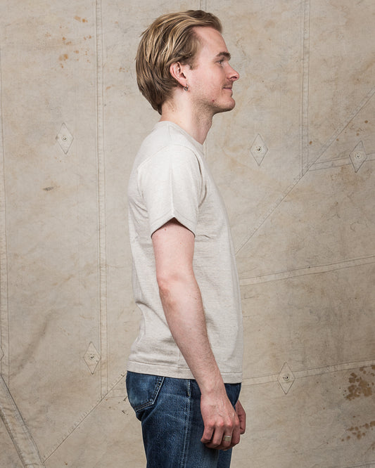 Warehouse & Co. Lot 4601 Plain T-shirt Oatmeal
